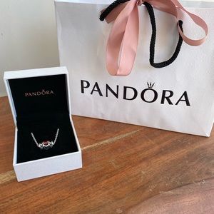 Pandora necklace and charm